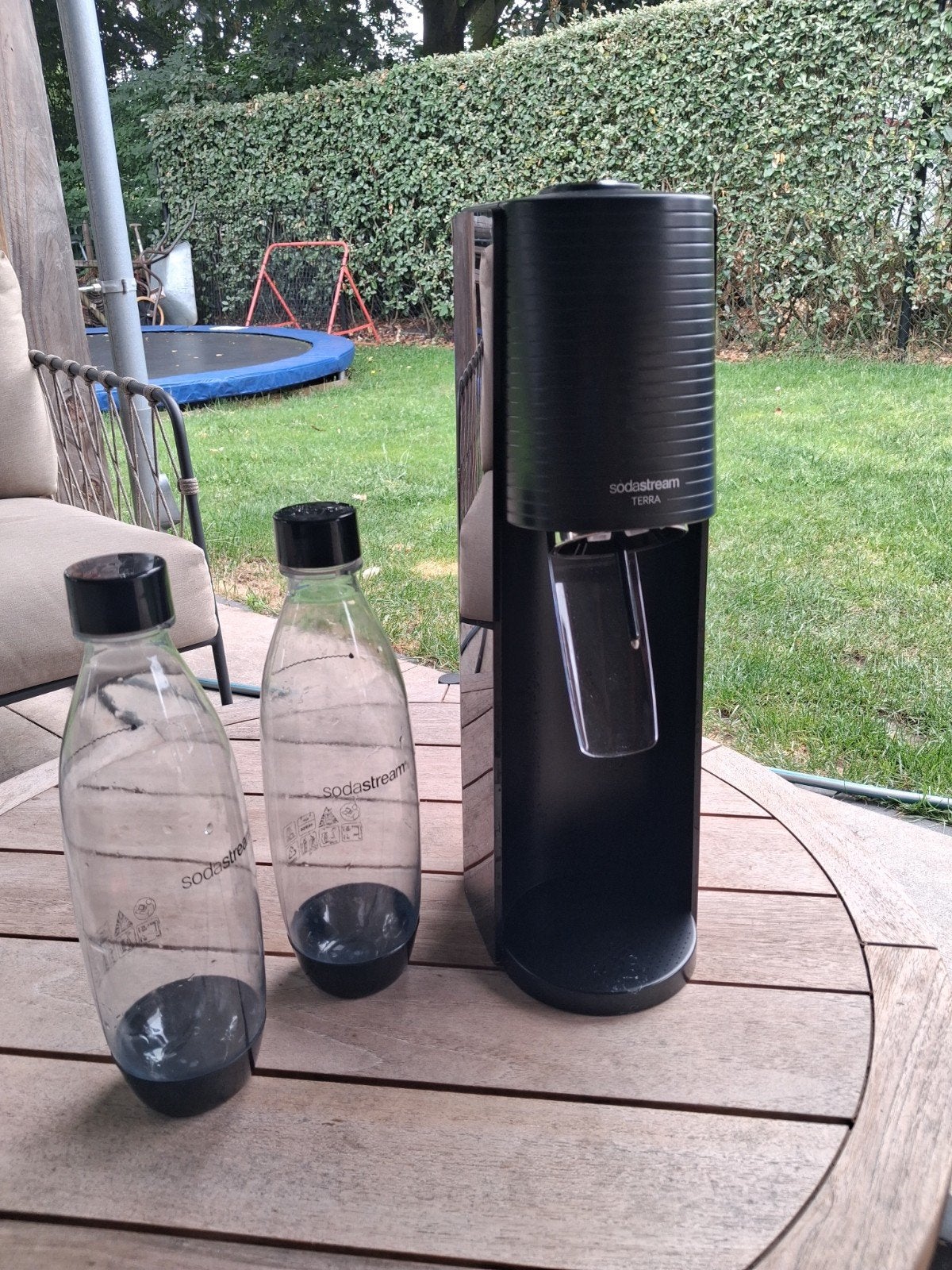 SodaStream Terra met 2 flessen (cilinder leeg), Ophalen