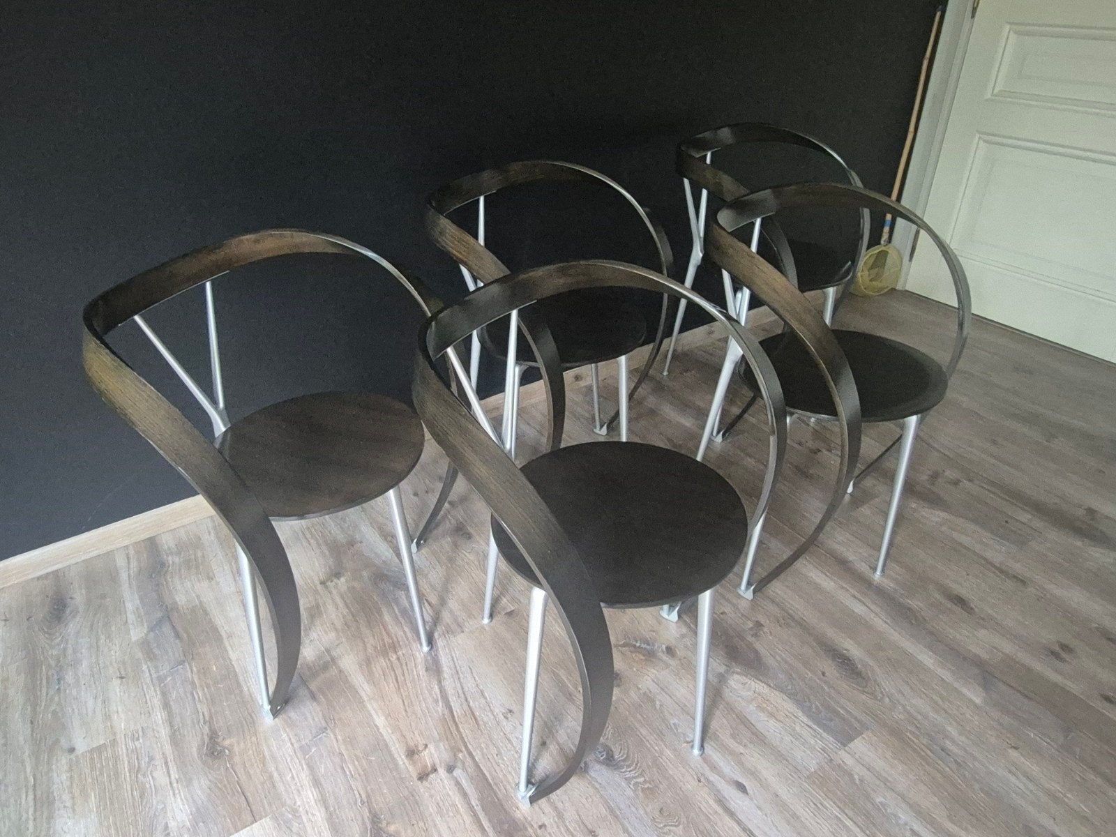 5 Cassina revers stoelen, Huis en Inrichting, Ophalen, Zwart, Design, Modern, Zo goed als nieuw