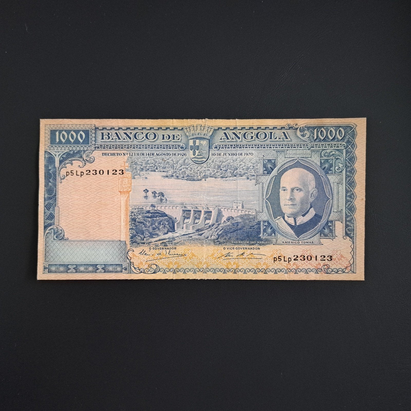 1000 escudo Angola #010, Postzegels en Munten, Bankbiljetten | Afrika, Ophalen of Verzenden, Overige landen, Los biljet
