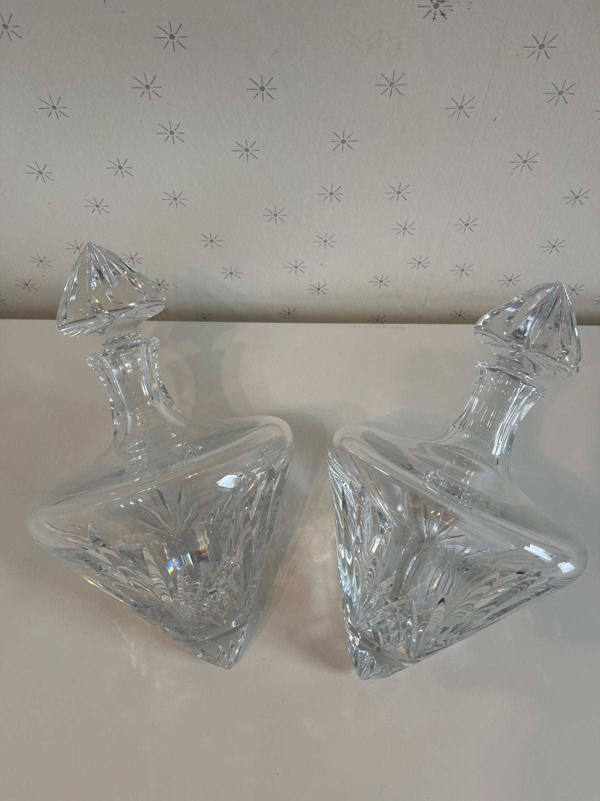 Set van 2 kristallen karaffen met stop Waterford Marquis, Ophalen of Verzenden