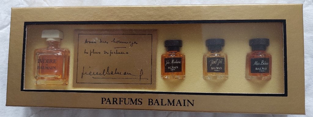 Parfum mini's Balmain, Verzamelen, Ophalen of Verzenden, Zo goed als nieuw, Miniatuur