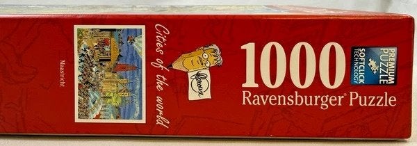 Ravensburger Fleroux Puzzel 1000 Maastricht cities of world, Verzenden, 500 t/m 1500 stukjes, Zo goed als nieuw, Legpuzzel