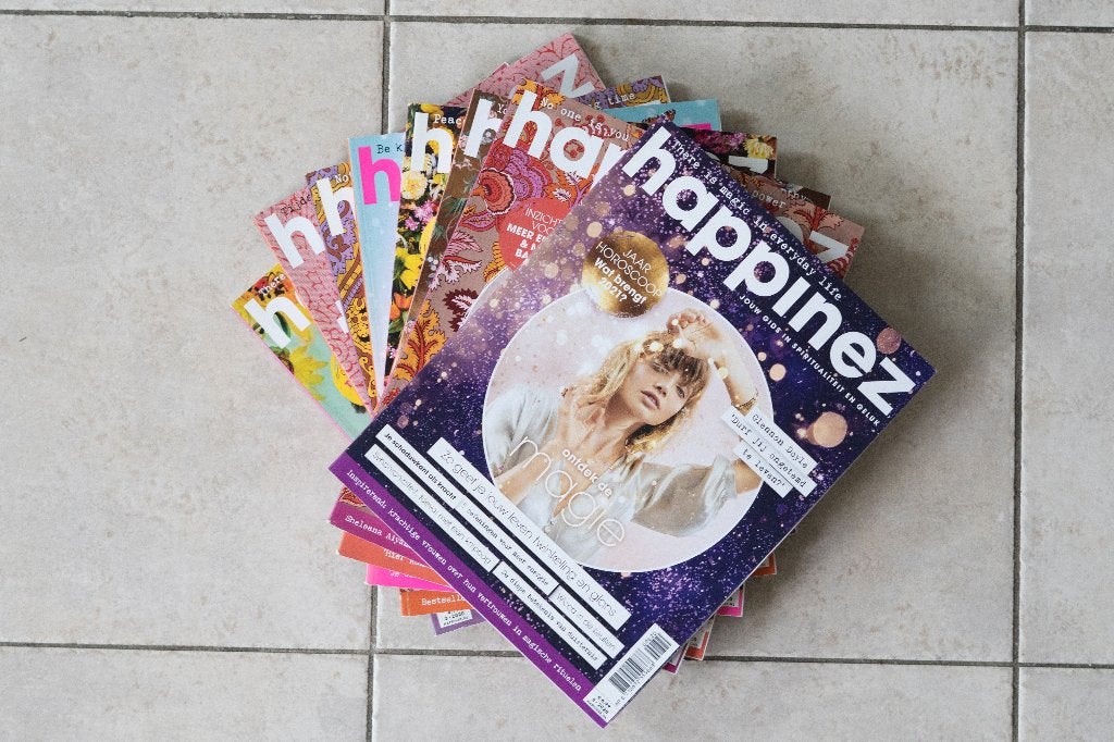 Happinez Tijdschriften 2020 – Nummers 1 t/m 8, Ophalen of Verzenden, Zo goed als nieuw, Lichaam en Geest