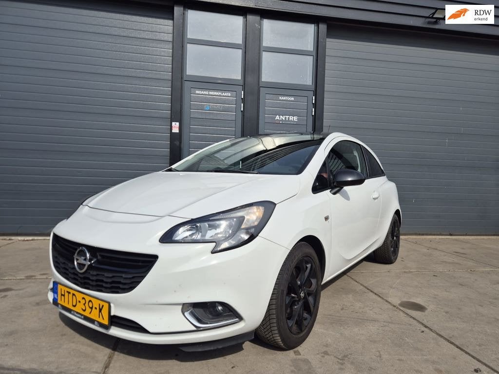Opel Corsa 1.4 Turbo Carplay,, Parkeersensoren, Auto's, Voorwielaandrijving, Gebruikt, 4 cilinders, Wit