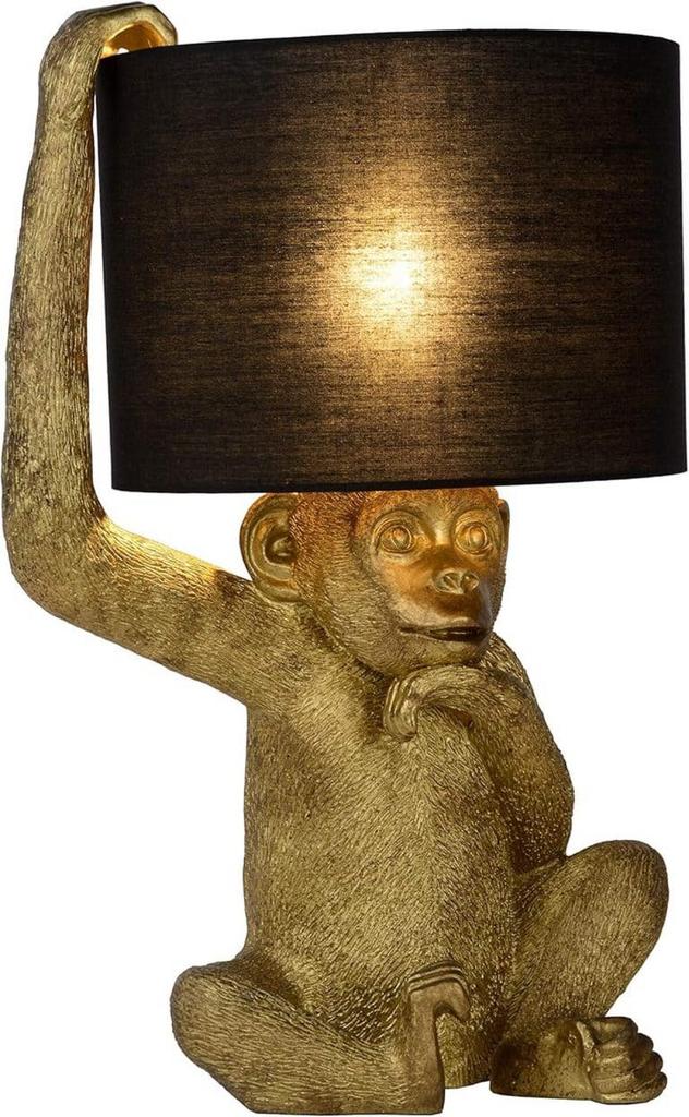 Ruilen: gouden aaplamp, Ophalen of Verzenden, Zo goed als nieuw, Minder dan 50 cm