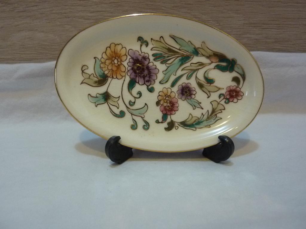 vintage hand geschilderd sierbordje, Ophalen of Verzenden