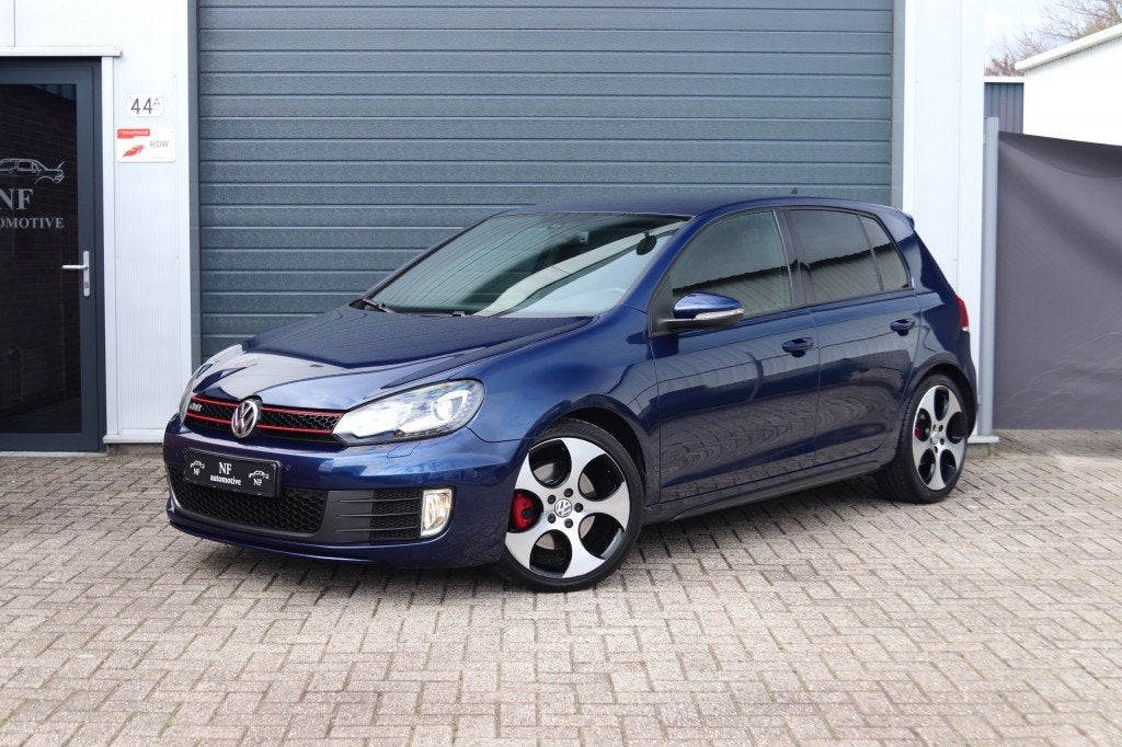 Volkswagen GOLF Golf VI GTI 2.0TSI 5drs. - NL auto! - Blauw!, Voorwielaandrijving, 4 cilinders, 1984 cc, Blauw