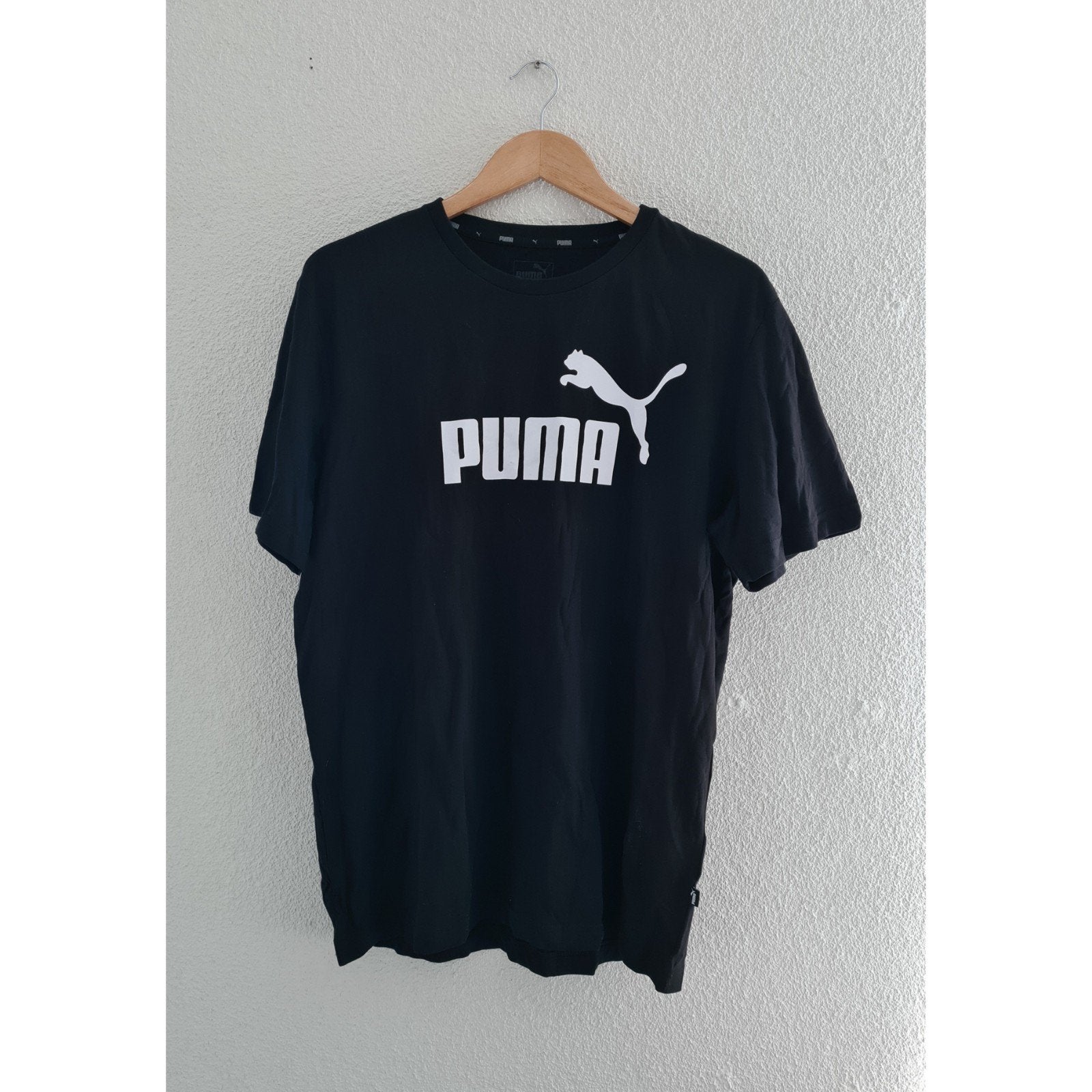 Zwart basic heren shirt van Puma maat L, Kleding | Heren, T-shirts, Verzenden, Zwart, Nieuw, Puma