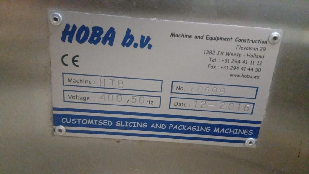 Hoba b.v. HTB Slijp- en Verpakkingsmachine, Ophalen of Verzenden