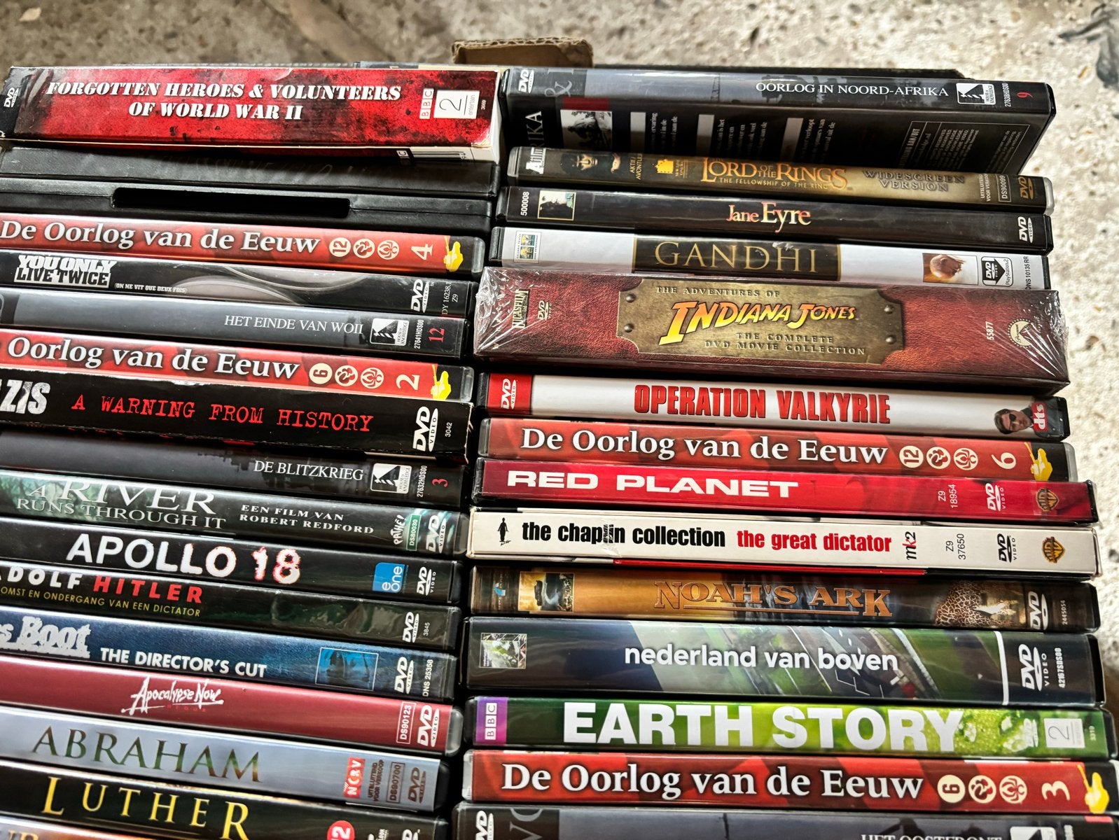 Grote collectie diverse DVD's - Films en documentaires, Vanaf 16 jaar, Nederlands, Ophalen of Verzenden, Gebruikt