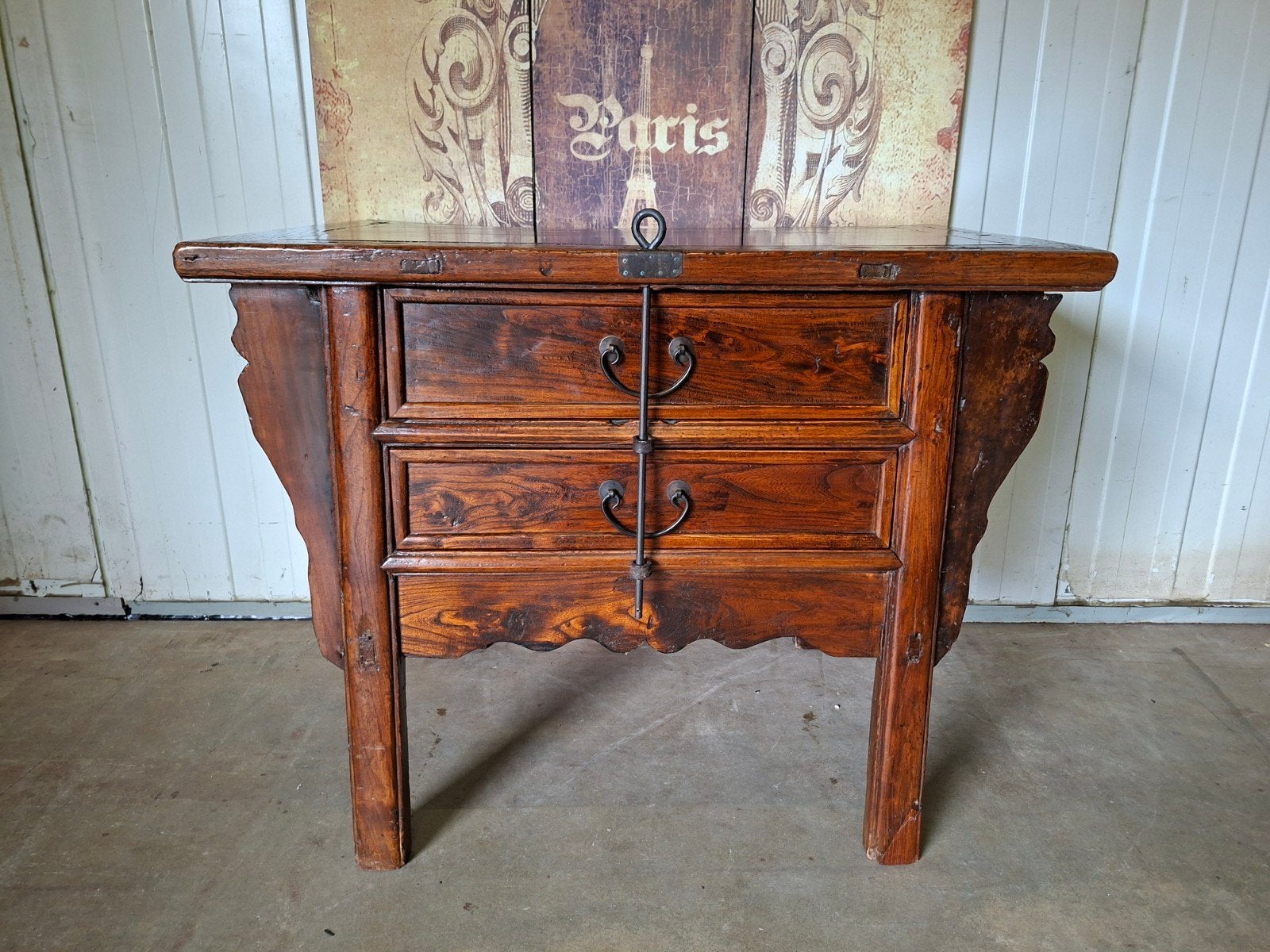 Antiek Chinees altaar bijzettafel, sidetable, wandtafel,, Ophalen of Verzenden