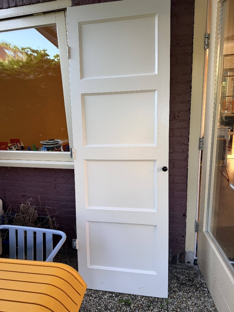 Paneeldeur Opdekdeur Binnendeur Jaren 30, Ophalen, Gebruikt, Minder dan 80 cm, Binnendeur