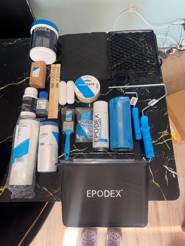 Epodex Epoxy Vloer Coating Set - Compleet Pakket, Ophalen of Verzenden, Nieuw, Overige typen