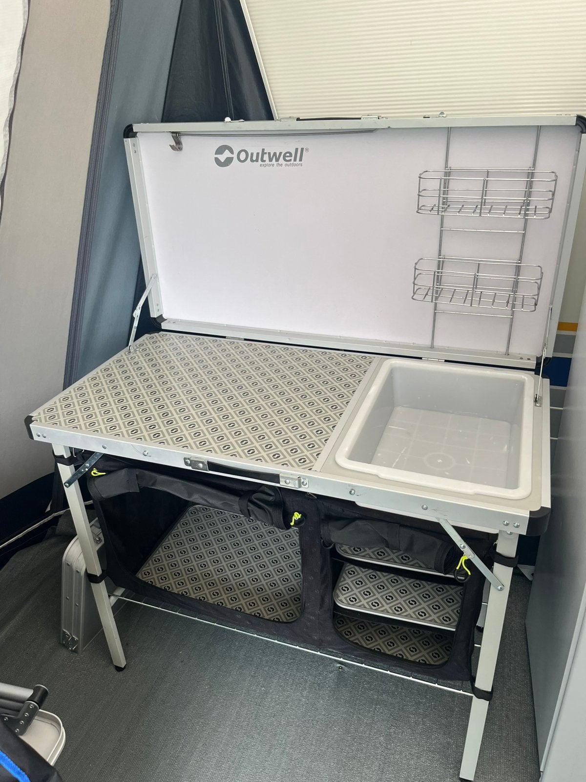 Camping keuken, Caravans en Kamperen, Ophalen, Zo goed als nieuw, Campingkast