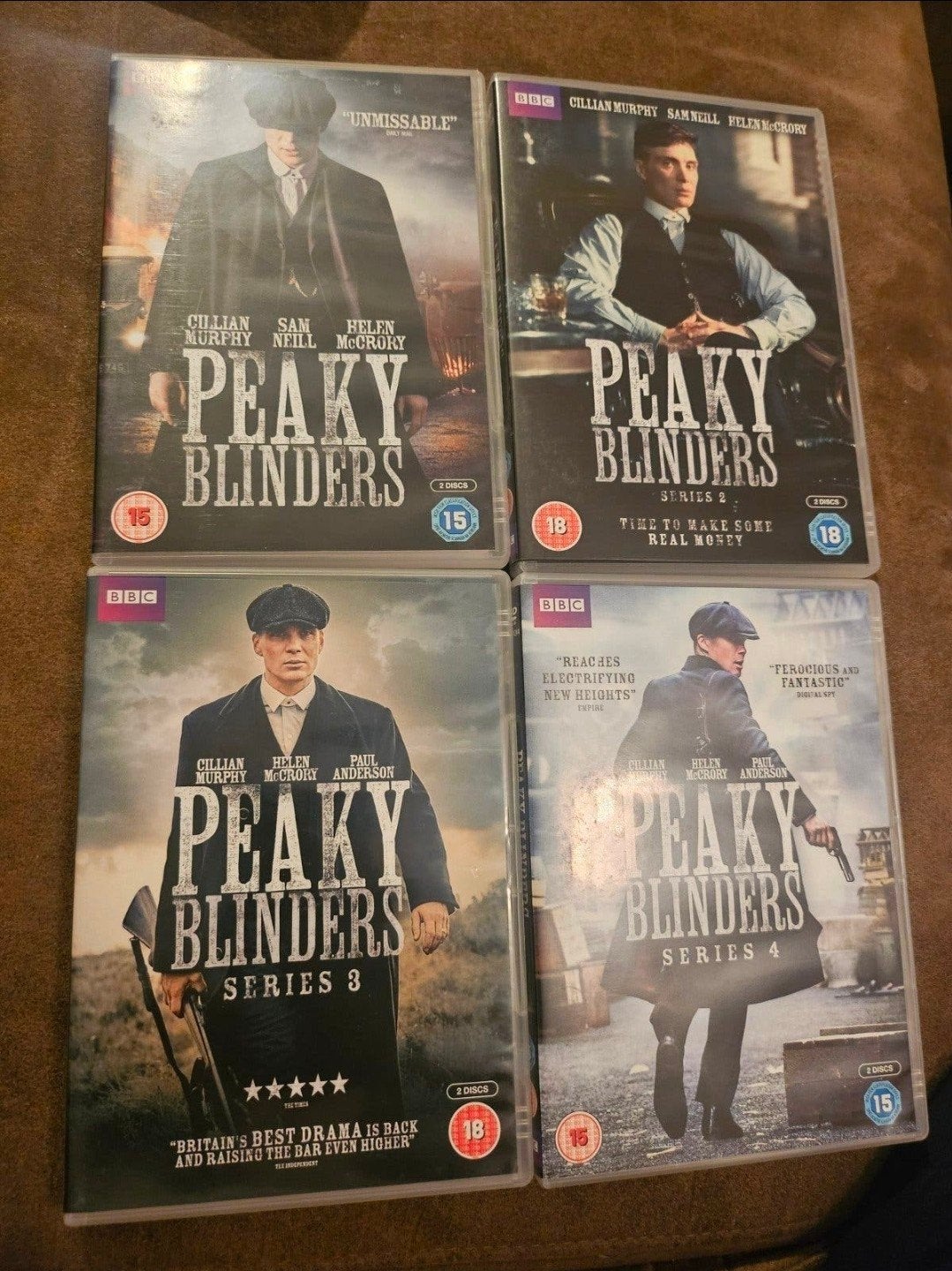 Peaky Blinders DVD Boxset - Seizoen 1 t/m 4, Vanaf 16 jaar, Misdaad, Seizoen 1, Ophalen of Verzenden