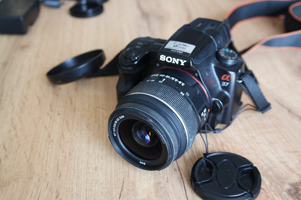 Sony slt A37 camera met Sony 18-55 SAM lens, Gebruikt, Verzenden, 16 megapixels, Sony