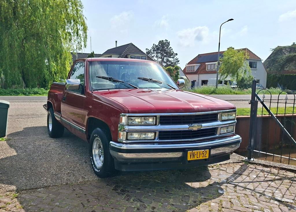Chevrolet Silverado Step Side 1991 LPG pick up, Auto's, Chevrolet, Particulier, Pick-up, LPG, Overige carrosserieën, Automaat