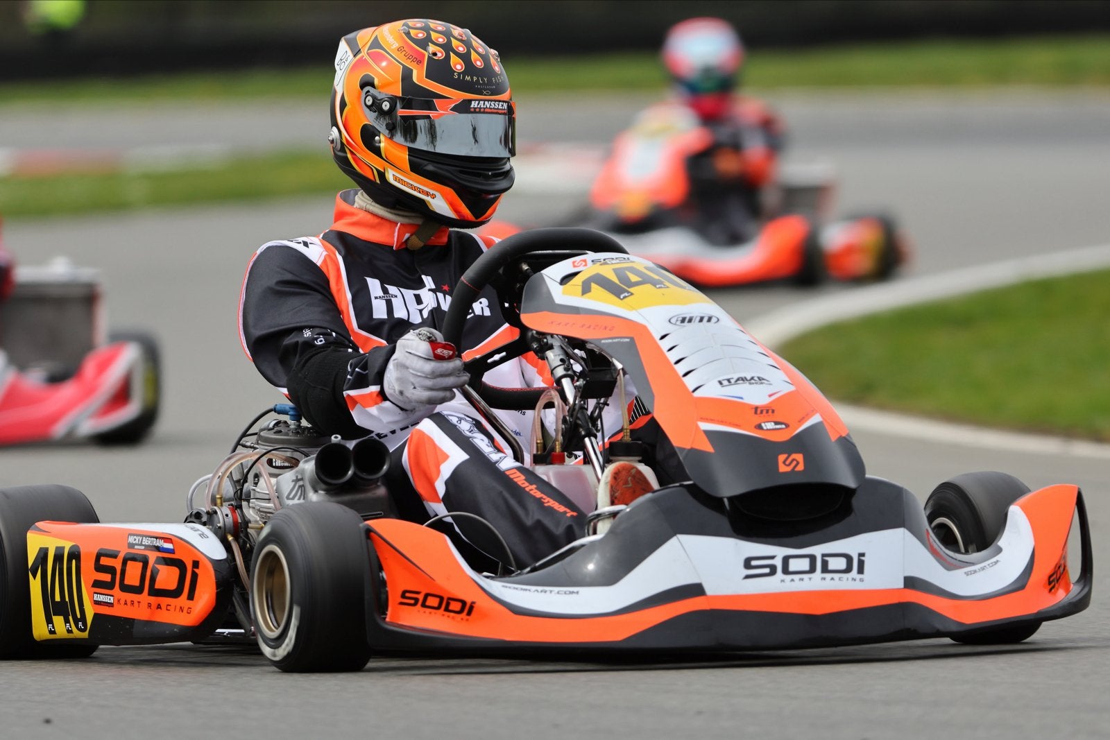 Complete Kart met getunede TM R2 motor door Joey Hanssen, Ophalen, Gebruikt, Kart