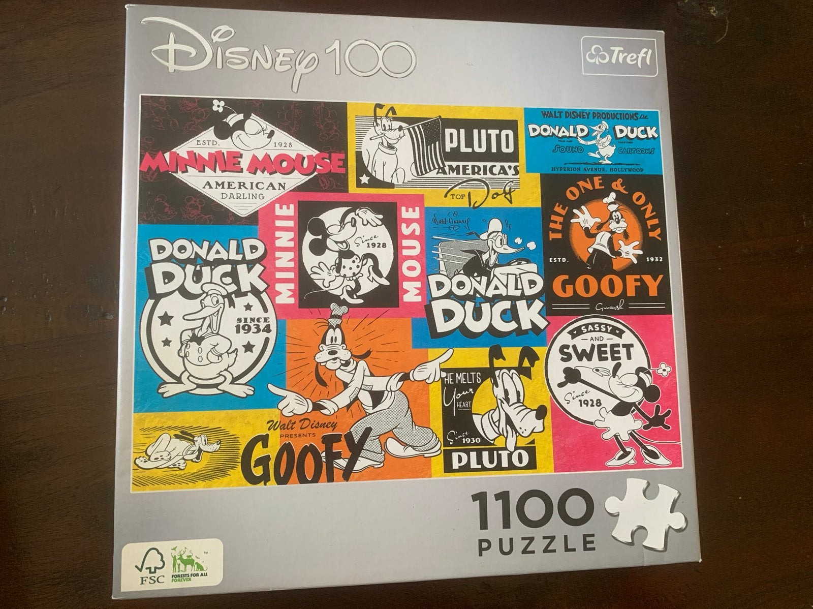 Disney 100 Trefl Legpuzzel 1100 stukjes, Ophalen of Verzenden, 500 t/m 1500 stukjes, Nieuw, Legpuzzel