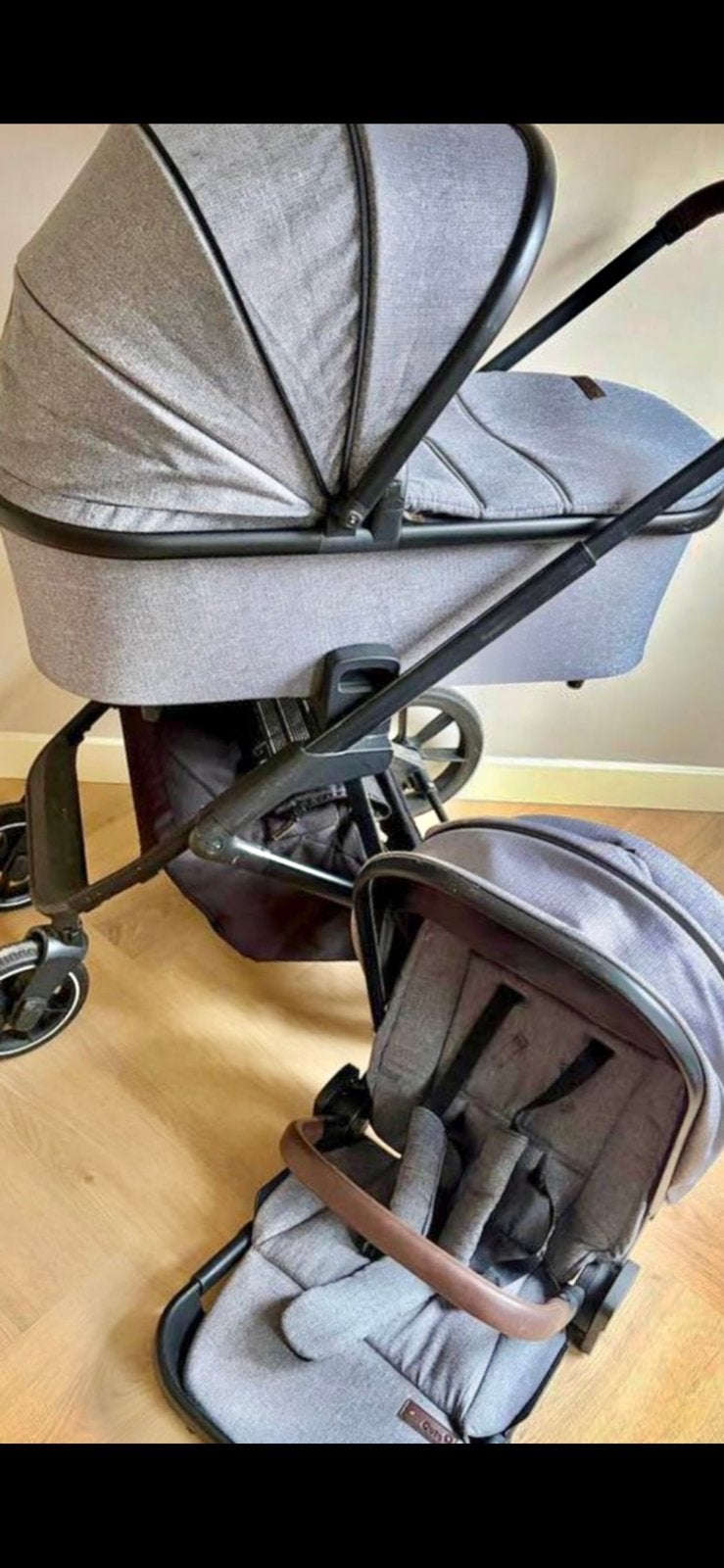 Qute Q-rider kinderwagen Geheel demontabel.Lees, Kinderen en Baby's, Kinderwagens en Combinaties, Zo goed als nieuw, Combiwagen