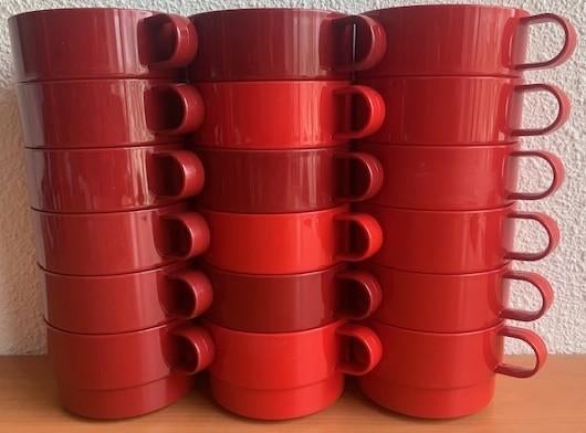 Mepal Rosti Classic: 6x soepkom 421 (retro/vintage), Lochem, Ophalen of Verzenden, Zo goed als nieuw, Mepal