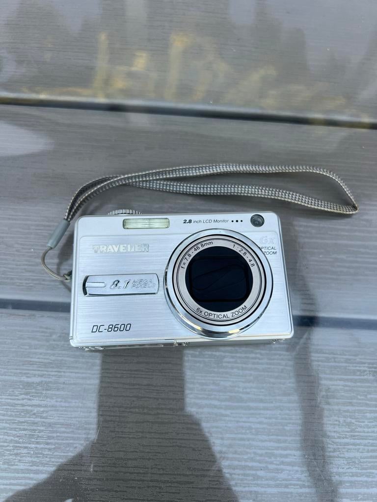 Traveller DC-8600 Digitale Camera - Compact & Zilver, Audio, Tv en Foto, Fotocamera's Digitaal, Gebruikt, Compact, Ophalen of Verzenden