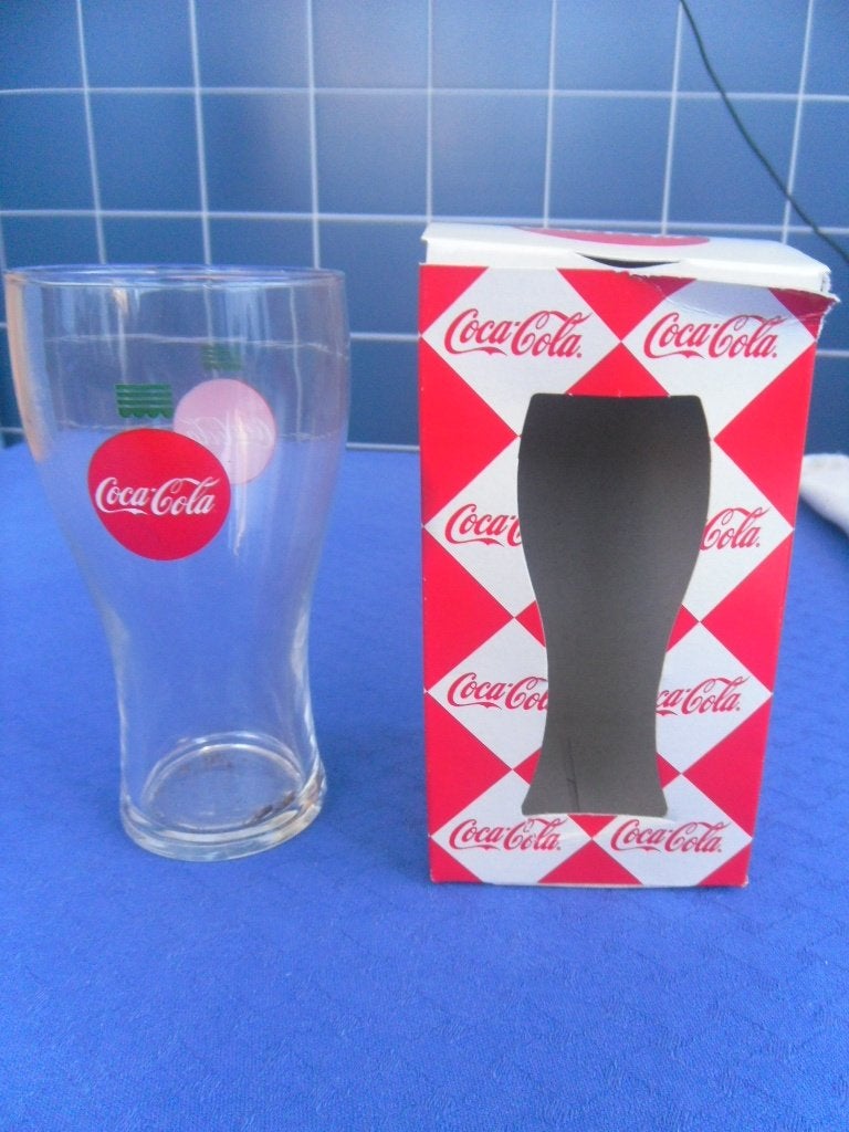 2 COCA COLA GLAZEN NIEUW, Verzamelen, Glas en Borrelglaasjes, Ophalen of Verzenden, Nieuw, Frisdrankglas