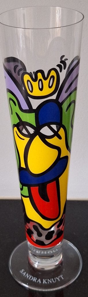Ritzenhoff bierglas - Sandra Knuyt - Adv 09, Verzamelen, Glas en Borrelglaasjes, Ophalen of Verzenden, Zo goed als nieuw, Bierglas