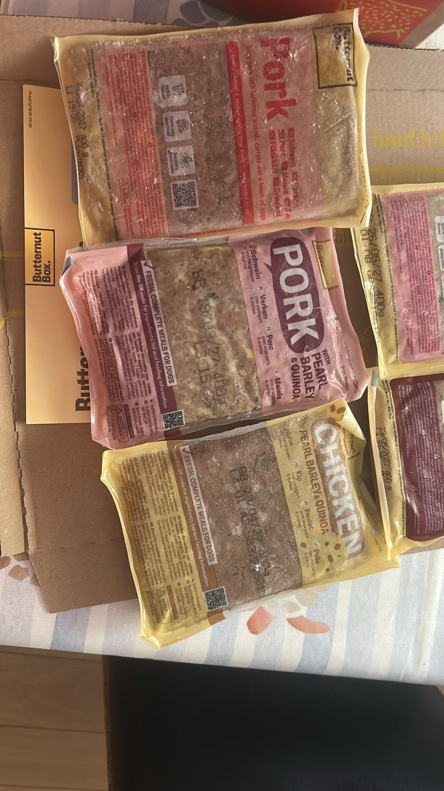 Butternut 21 packs, Ophalen, Hond