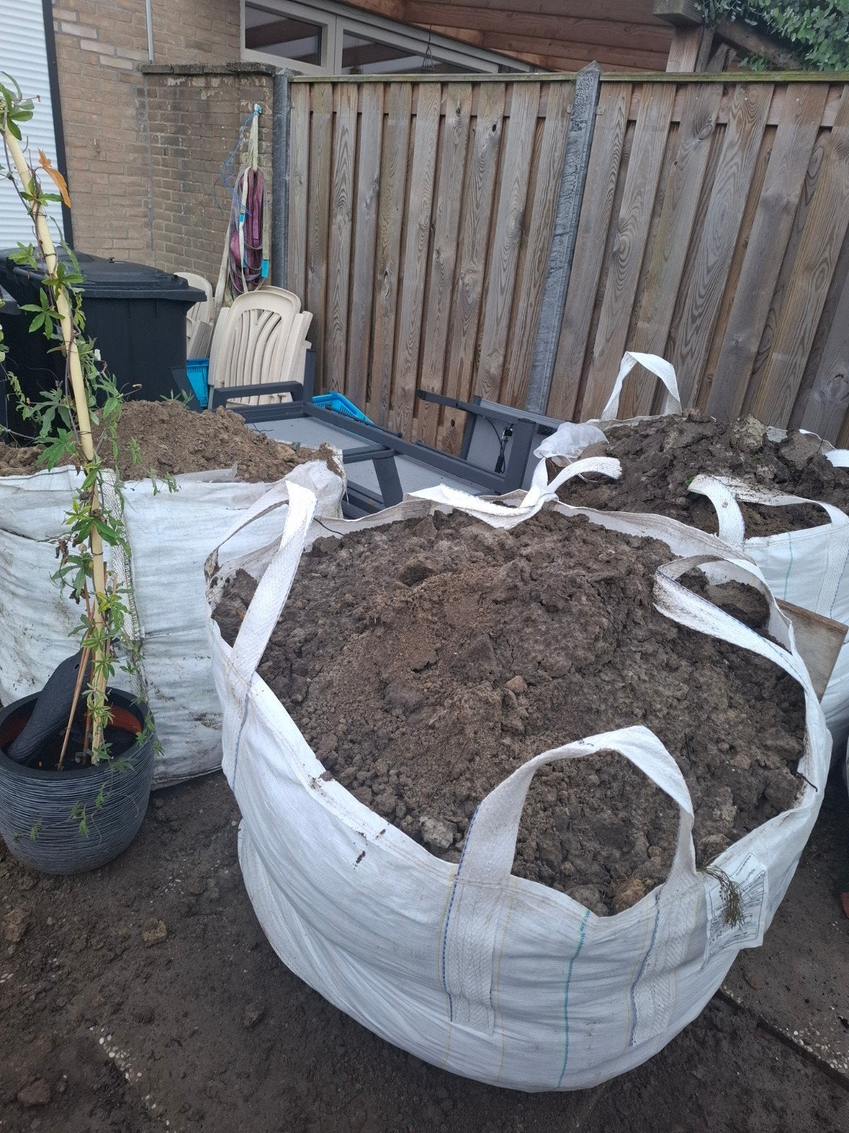 3 kuub zand in bigbags - Gratis af te halen!, Tuin en Terras, Ophalen, Gebruikt