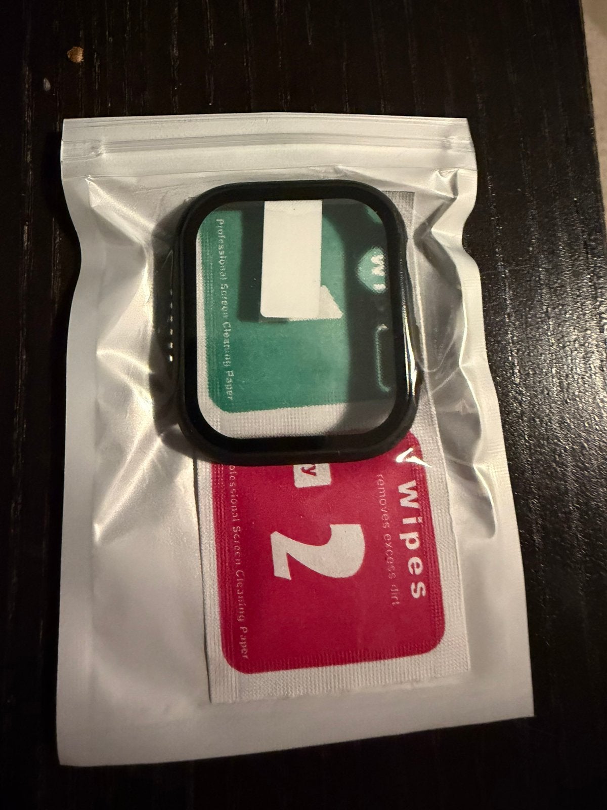 Apple watch screen protector, Ophalen of Verzenden, Nieuw, Zwart, IOS