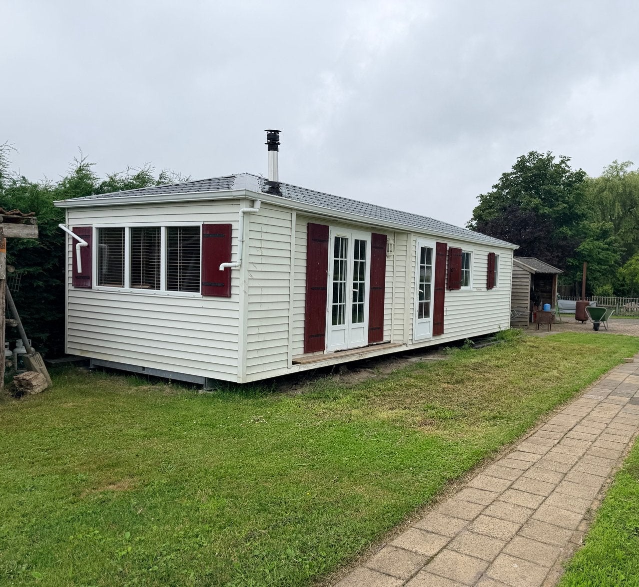 Ruime winterharde chalet met houtkachel, Caravans en Kamperen, Tot en met 4