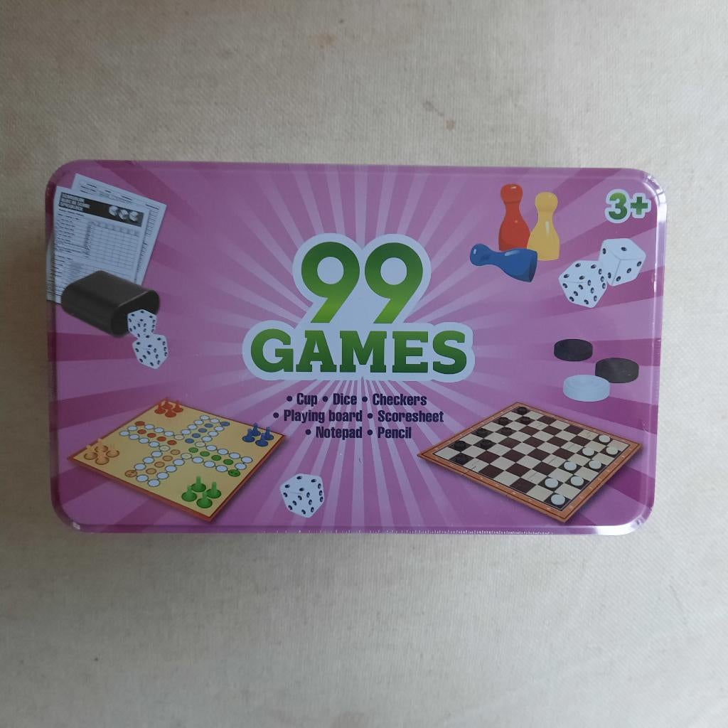 Creartix 99 Games 99 verschillende spellen in 1 blik - nieuw, Ophalen of Verzenden, Nieuw, Creartix