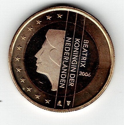 23-1575 Nederland 1 euro 2006, Verzenden, Koningin Beatrix, Euro's, Losse munt