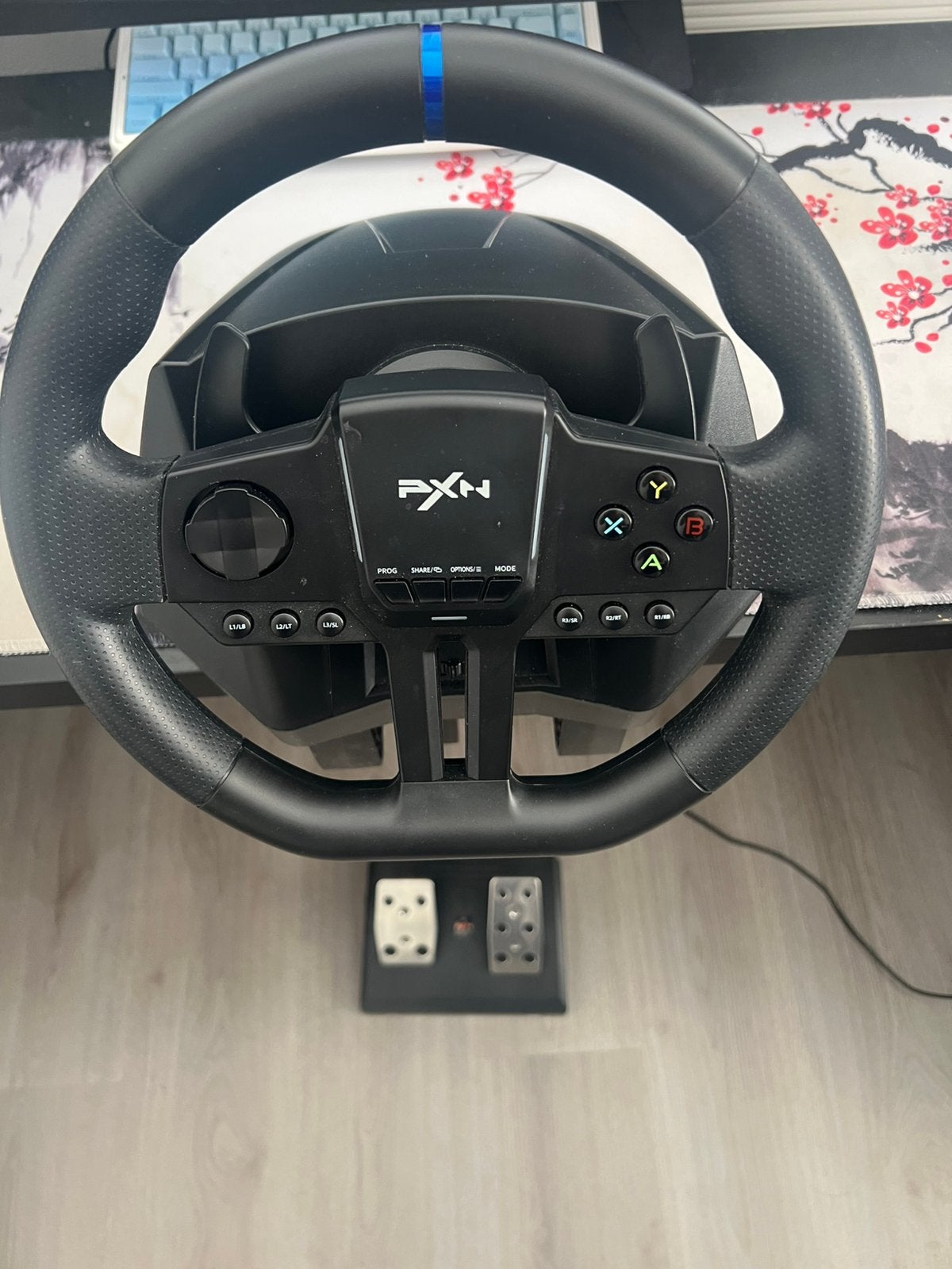 Gaming Racestuur + Pedalen | PC & Console, Ophalen, Zo goed als nieuw