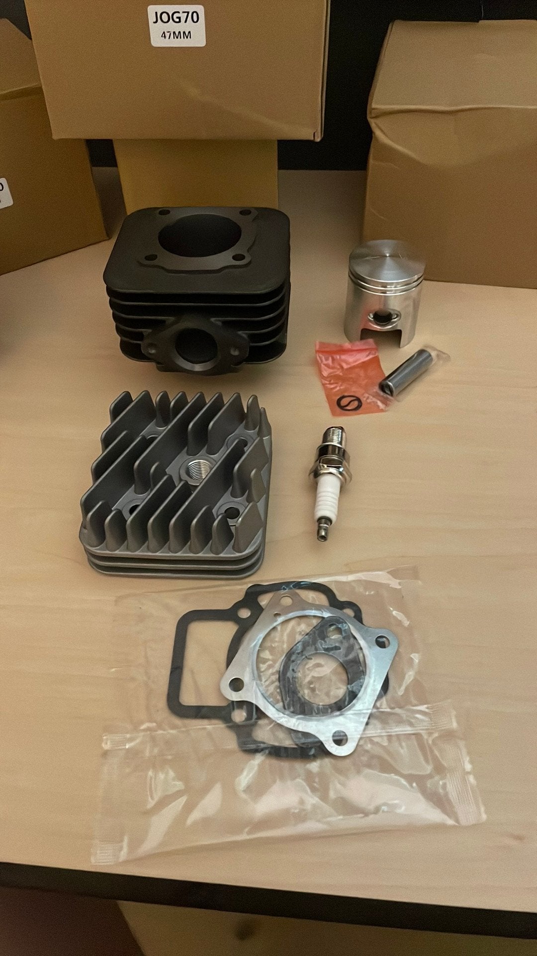 Piaggio 70cc ac cilinderkit, Fietsen en Brommers, Brommeronderdelen | Scooters, Verzenden, Nieuw, Cilinder, Piaggio