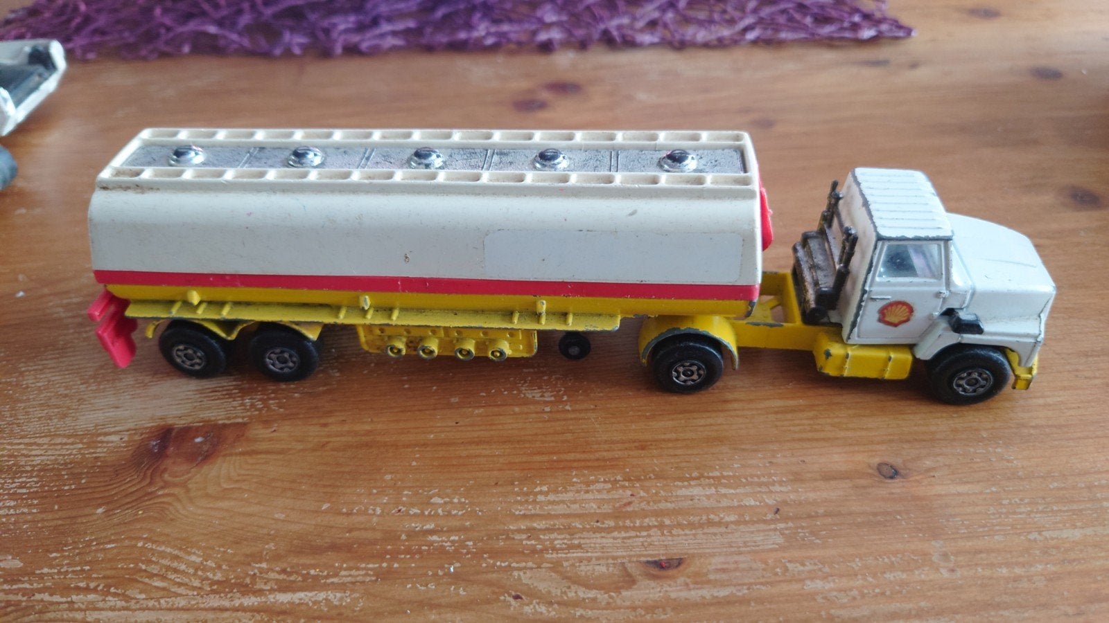 Matchbox Super Kings Ford LTS Truck met Shell Tankwagen, Ophalen of Verzenden, Gebruikt, Bus of Vrachtwagen, Matchbox