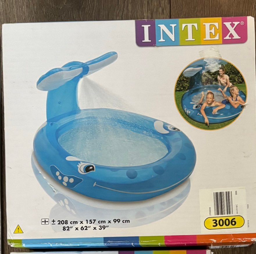 Nieuw zwembad walvis met een watersproeier in de staart, Ophalen of Verzenden, Nieuw