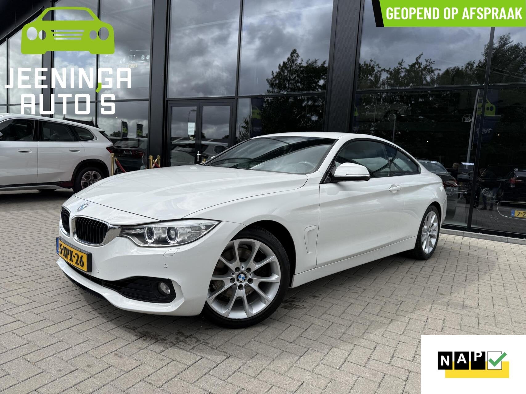 BMW 4-serie Coupé 428i Executive|Msport|Clima|PDC|Navi|NAP, Auto's, Automaat, 745 kg, Gebruikt, 1445 kg
