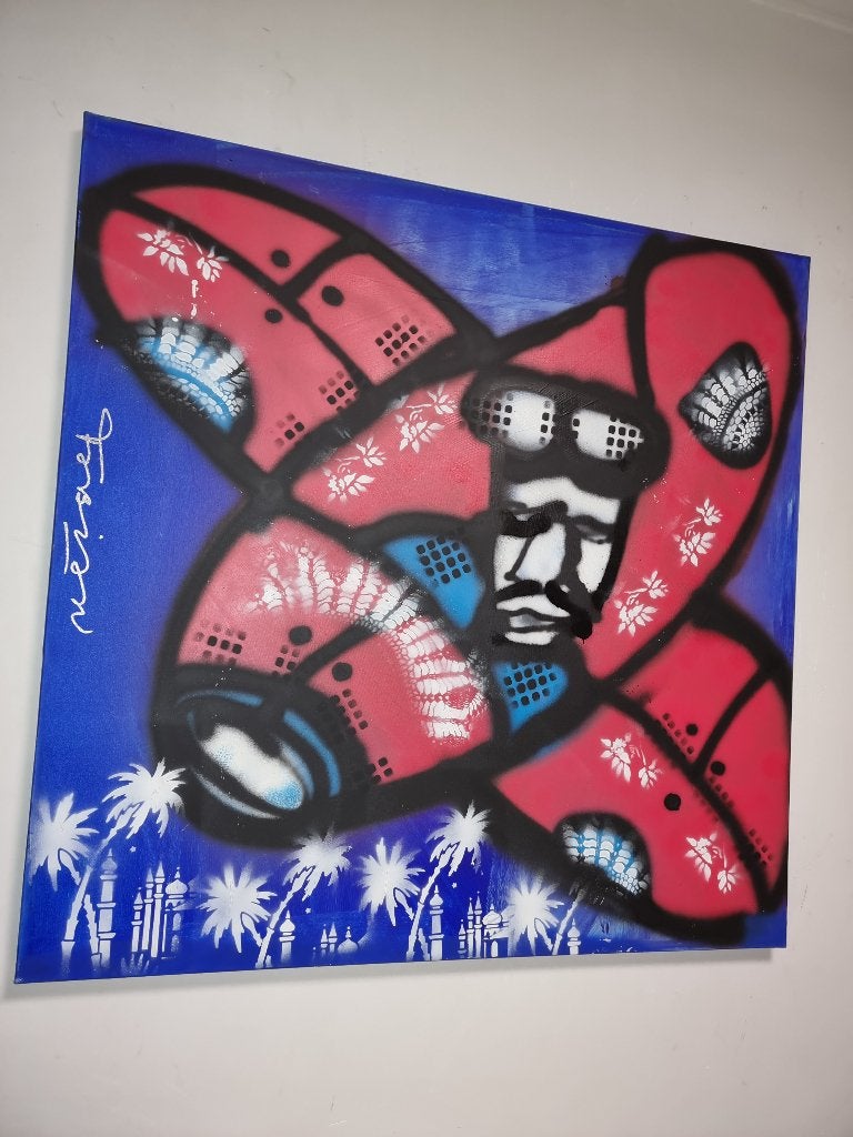 Fabian (Herman Brood) AIRPLANE  Met certificaat, Ophalen