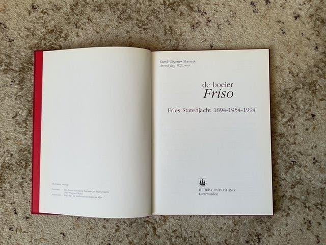 boek over het Fries Statenjacht de boeier Friso, Rienk Wegener Sleeswyk e.a., Nieuw, Watersport en Hengelsport, Ophalen of Verzenden