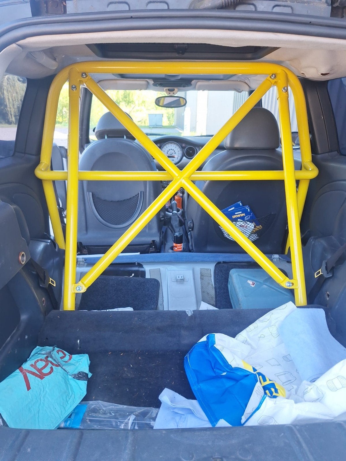 Mini R50 R53 rolkooi, Ophalen