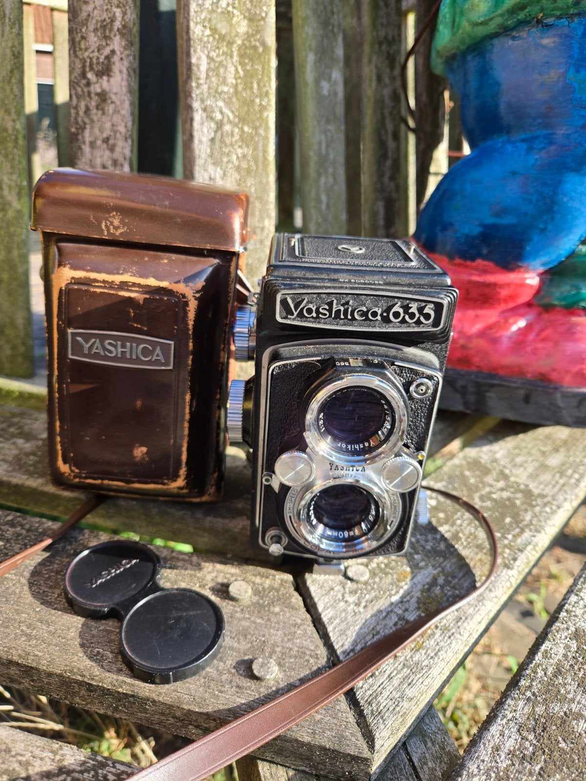 Yashica 635 6x6 camera, Ophalen of Verzenden, Compact, Overige Merken