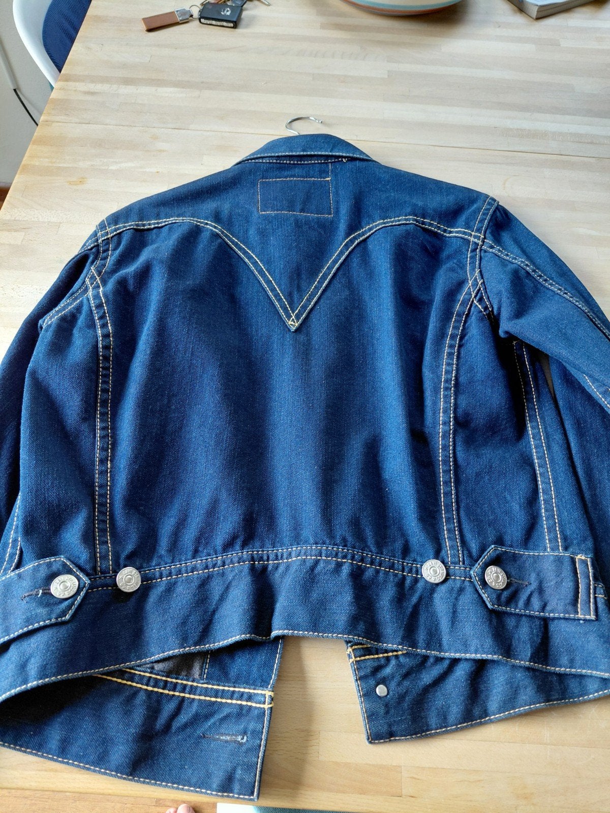 Levi's spijkerjas, Ophalen of Verzenden, Zo goed als nieuw, Blauw