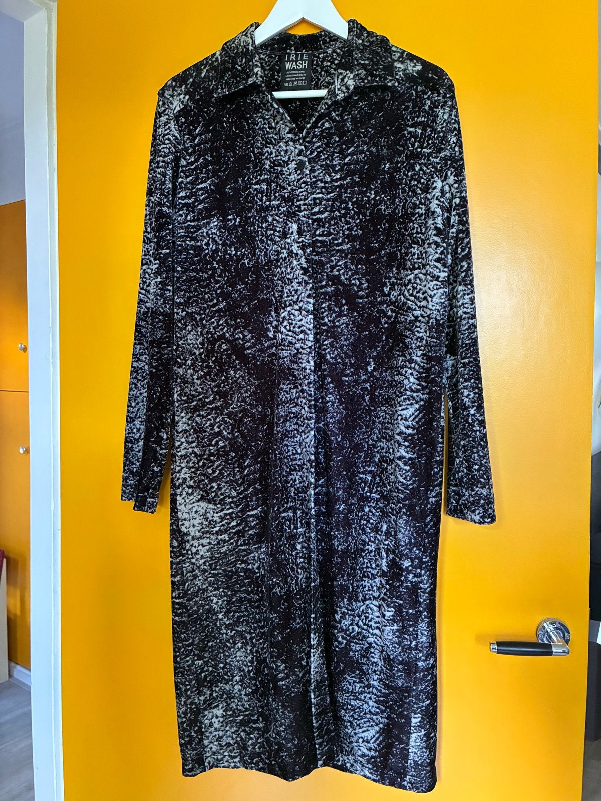 IRIE WASH jurk  met lange mouwen, zwart/wit, maat XL, Maat 46/48 (XL) of groter, Ophalen of Verzenden, Zo goed als nieuw, Grijs