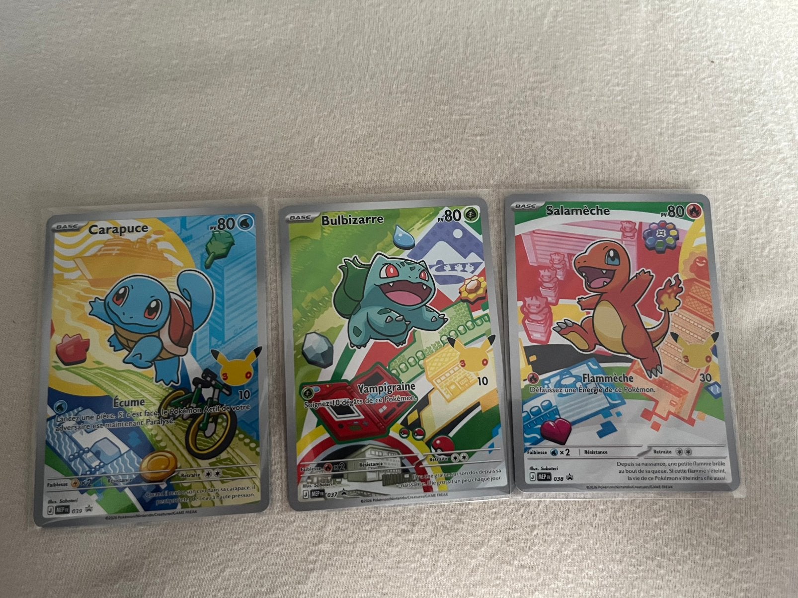 First Partner Pokemon 1e editie 🇫🇷, Ophalen of Verzenden, Zo goed als nieuw