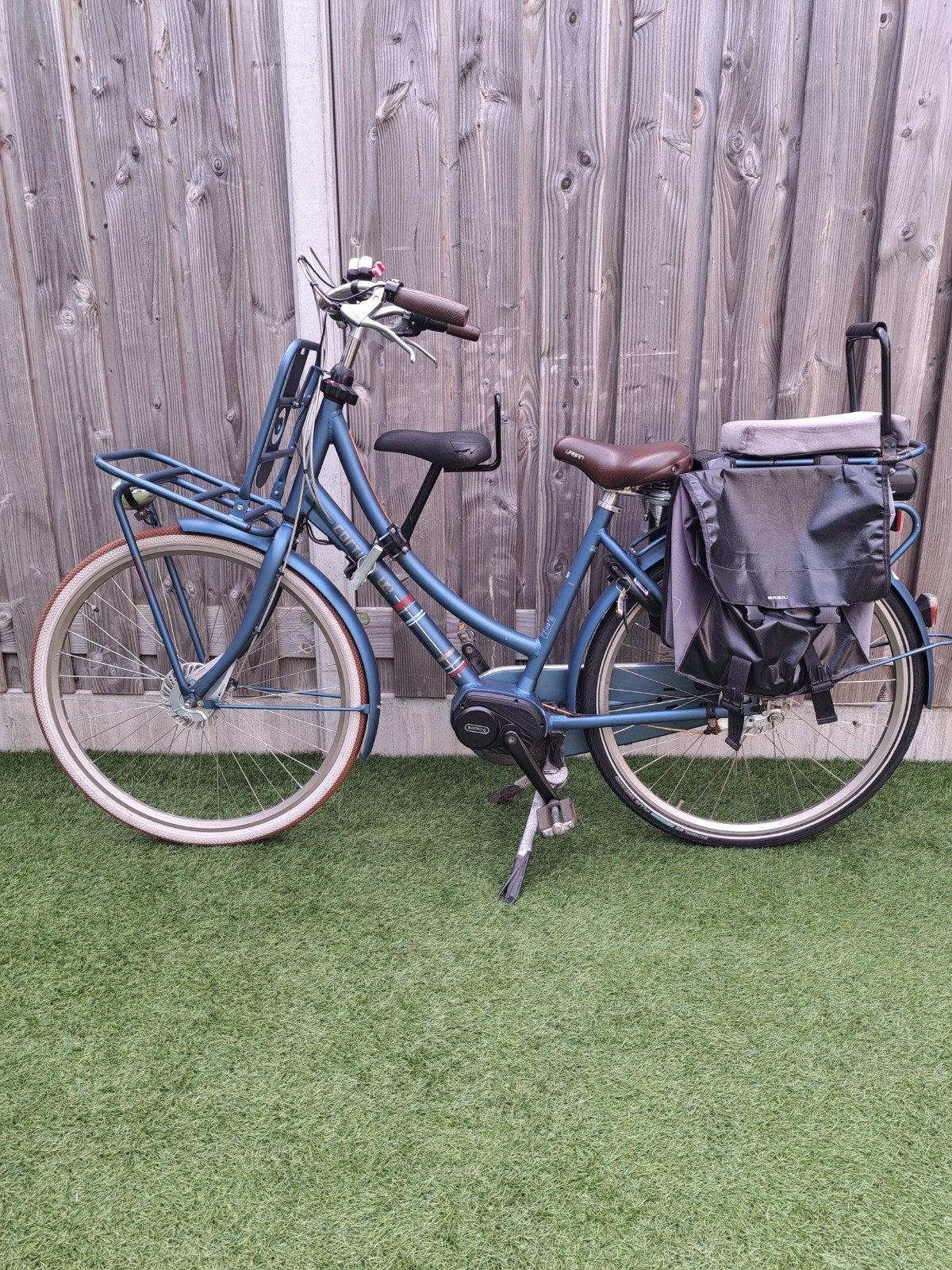 Cortina U4 Transport fiets electrisch, Fietsen en Brommers, Velgrem, Versnellingen, Zo goed als nieuw, 50 tot 53 cm