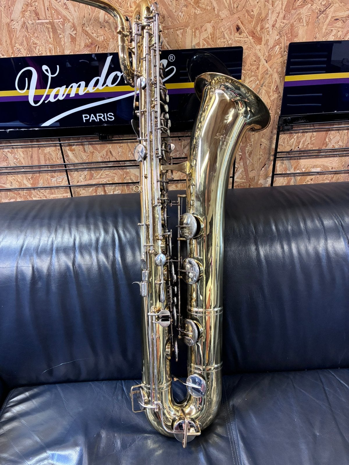 Selmer USA bariton lage A gereviseerd, Ophalen, Bariton, Met koffer, Nvt