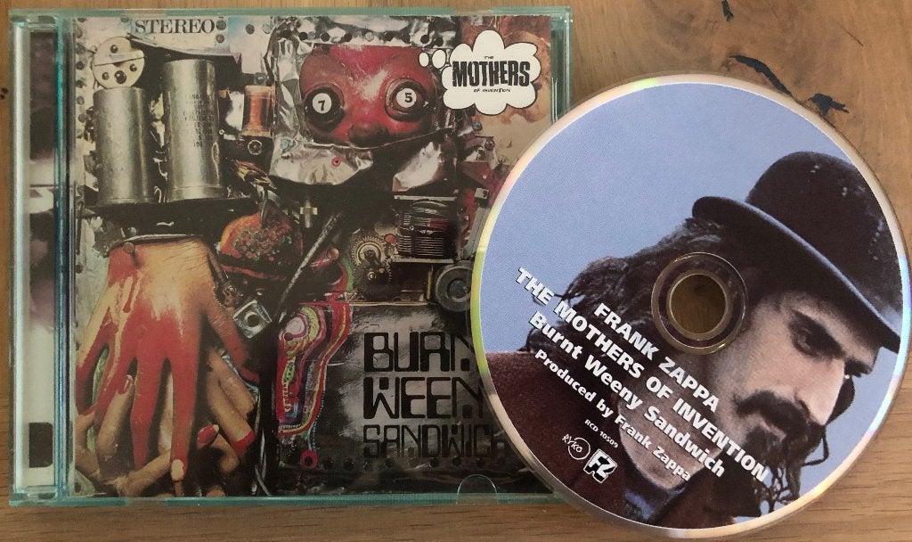 FRANK ZAPPA / MOTHERS OF INVENT. - Burnt weeny sandwich (CD), Ophalen of Verzenden, Zo goed als nieuw, Alternative Rock, Album