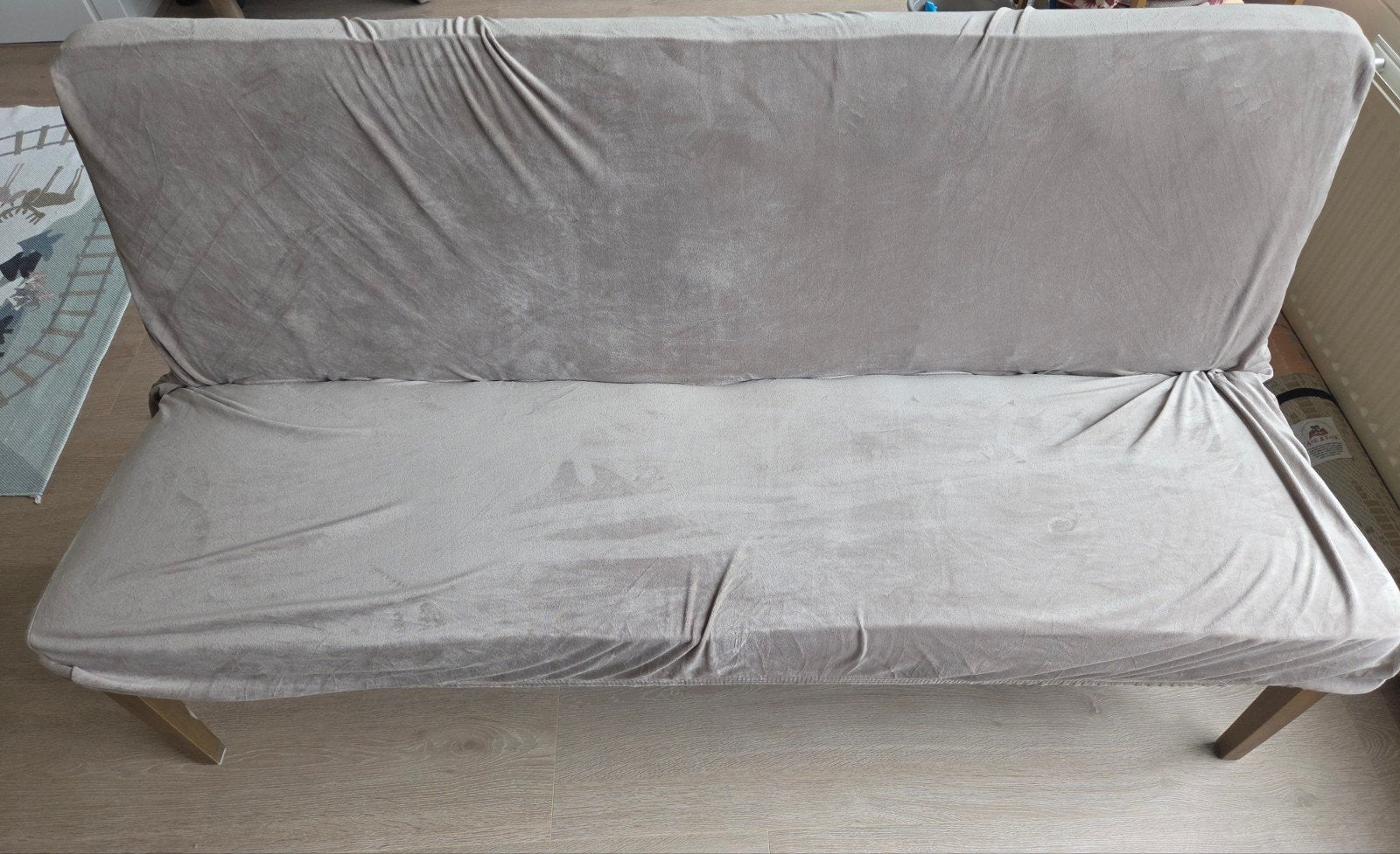Riveira Maison eetkamerbank beige 1.60 m, Ophalen, Gebruikt, Modern, Functioneel, 150 tot 200 cm